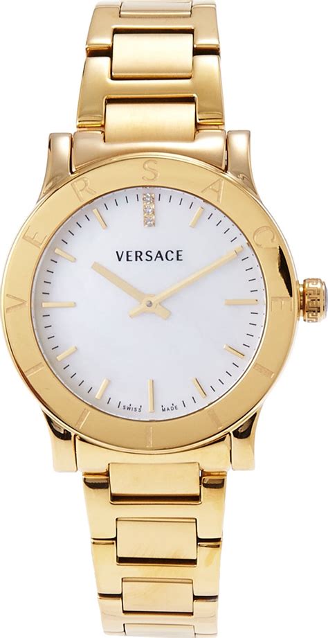 versace women's diamond watch 33m|Versace watch sale.